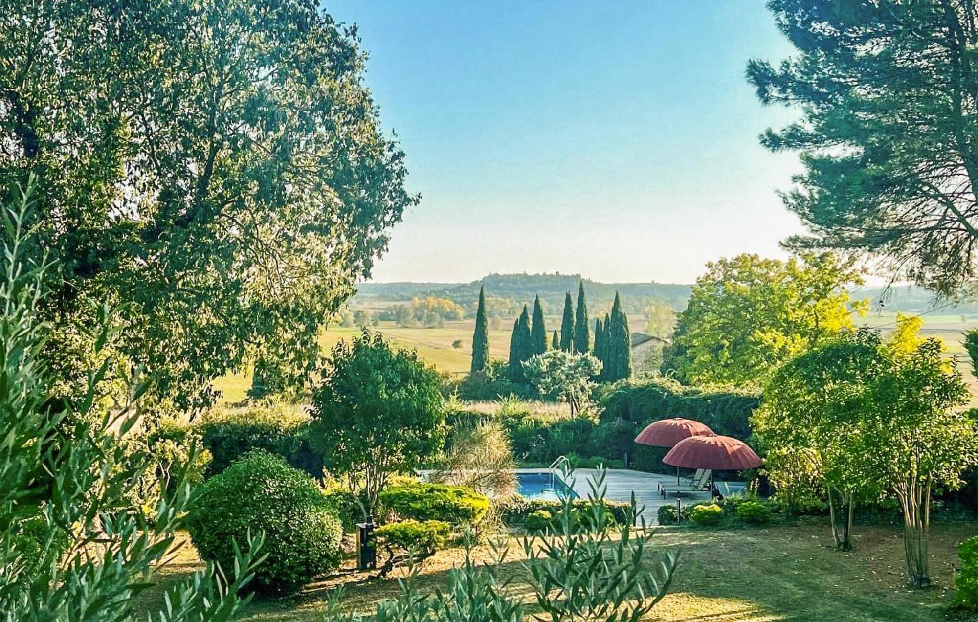 Lovely Home In Lussan With Outdoor Swimming Pool Exterior photo